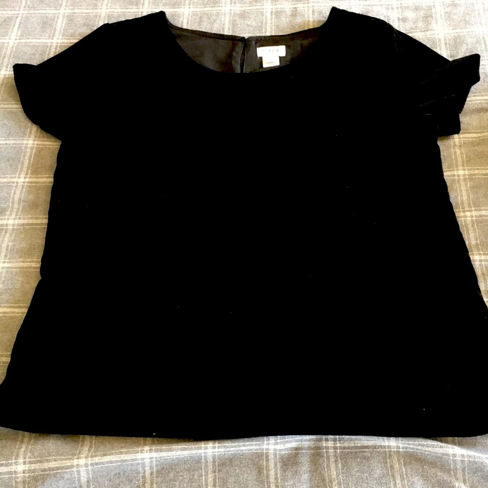 J. Crew Velour Top